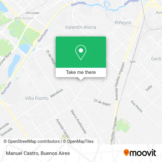 Manuel Castro map