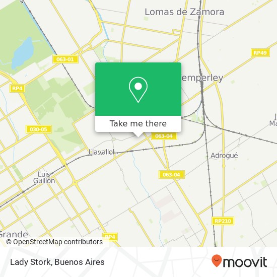 Mapa de Lady Stork