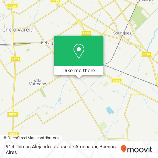 Mapa de 914 Dumas Alejandro / José de Amenábar