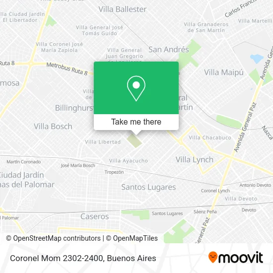 Coronel Mom 2302-2400 map