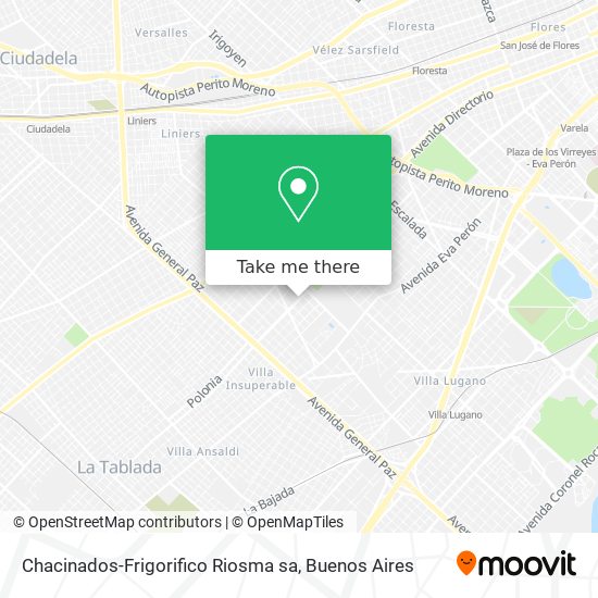 Mapa de Chacinados-Frigorifico Riosma sa