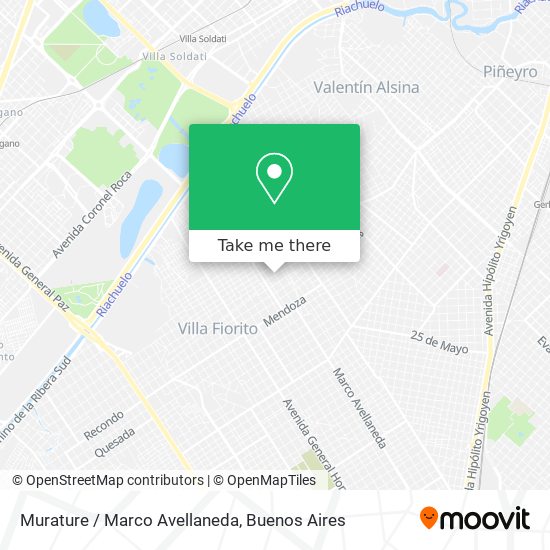 Mapa de Murature / Marco Avellaneda