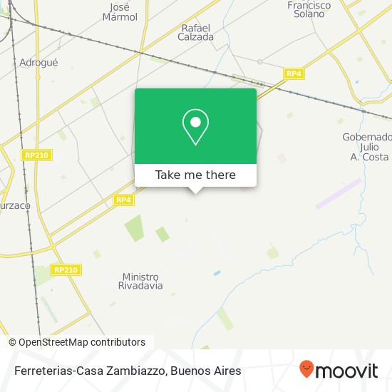 Ferreterias-Casa Zambiazzo map