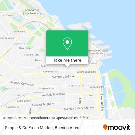 Simple & Co Fresh Market map