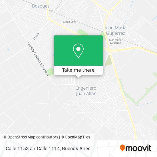 Calle 1153 a / Calle 1114 map