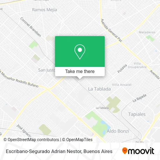 Mapa de Escribano-Segurado Adrian Nestor