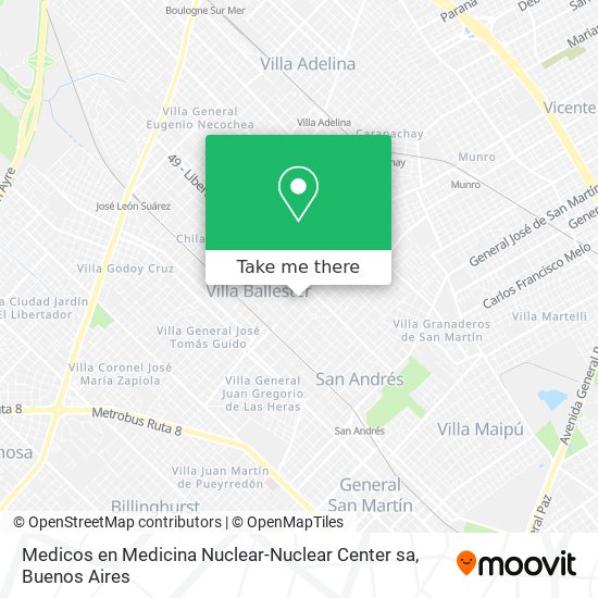 Medicos en Medicina Nuclear-Nuclear Center sa map