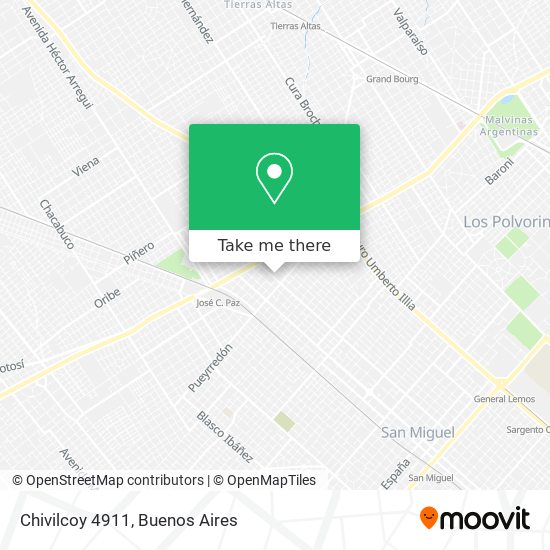 Mapa de Chivilcoy 4911