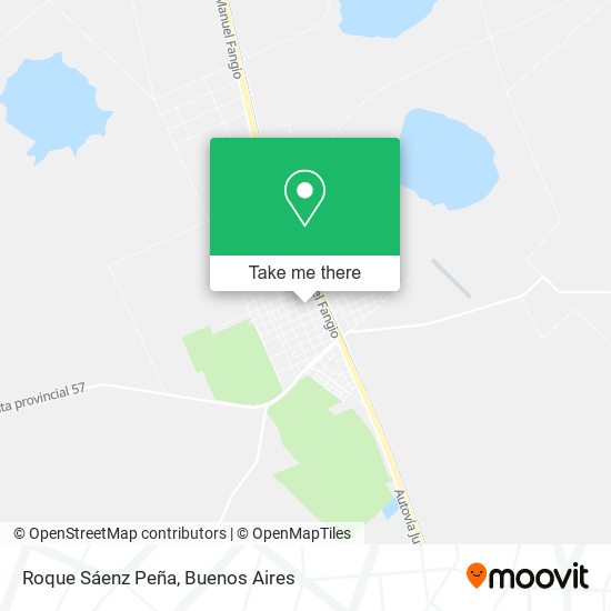 Roque Sáenz Peña map