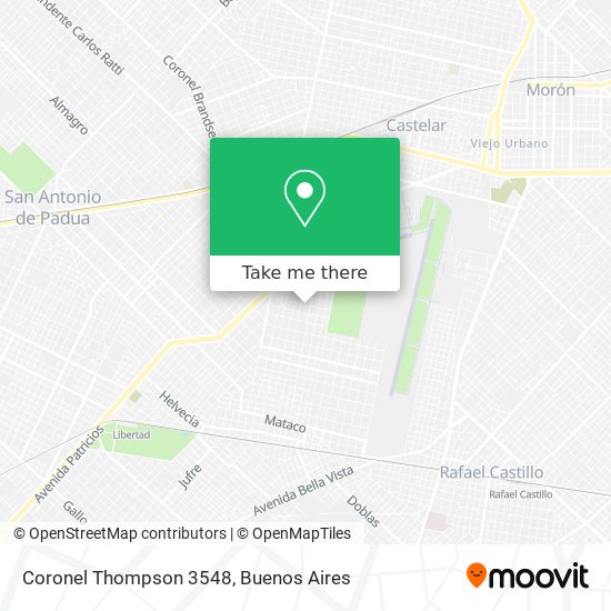 Mapa de Coronel Thompson 3548