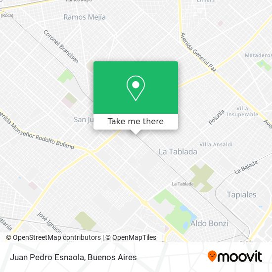 Mapa de Juan Pedro Esnaola