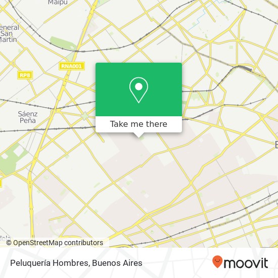 Peluquería Hombres map