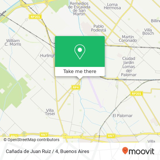 Cañada de Juan Ruiz / 4 map