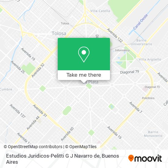 Estudios Juridicos-Pelitti G J Navarro de map