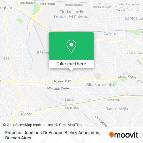 Estudios Juridicos-Dr Enrique Bichi y Asociados map
