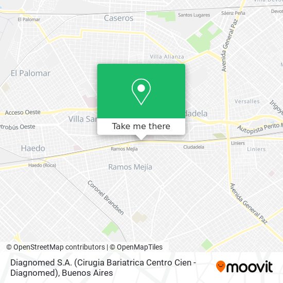 Diagnomed S.A. (Cirugia Bariatrica Centro Cien - Diagnomed) map