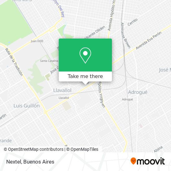 Nextel map