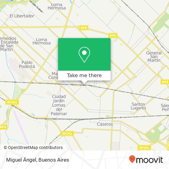 Miguel Ángel map