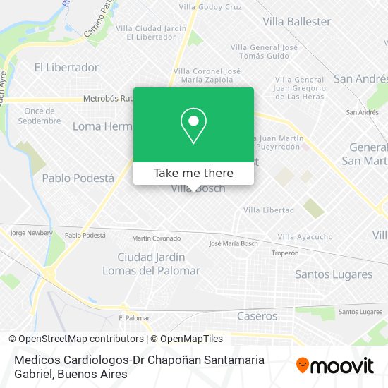 Mapa de Medicos Cardiologos-Dr Chapoñan Santamaria Gabriel