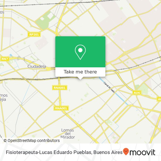 Fisioterapeuta-Lucas Eduardo Pueblas map