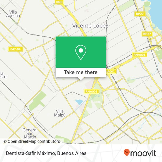 Dentista-Safir Máximo map