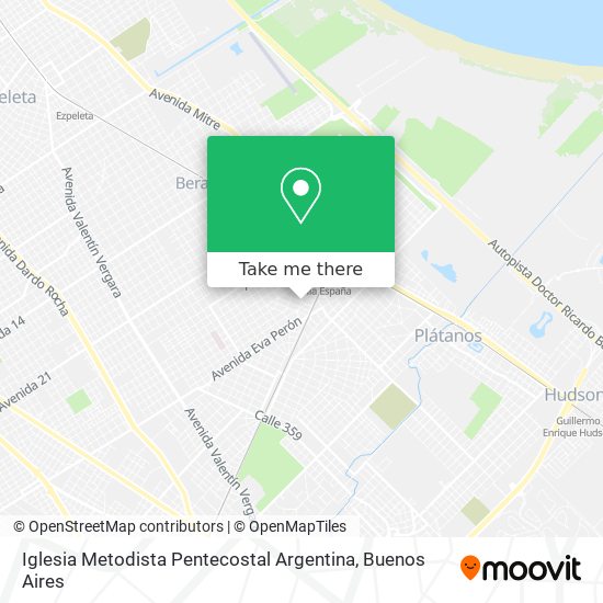 Iglesia Metodista Pentecostal Argentina map