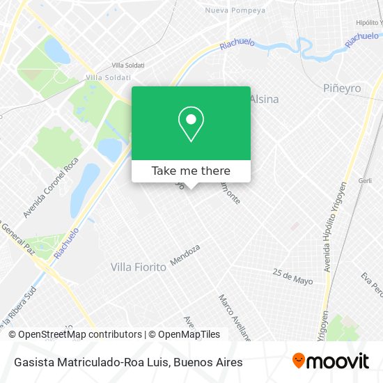 Mapa de Gasista Matriculado-Roa Luis