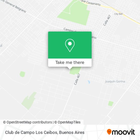 Club de Campo Los Ceibos map