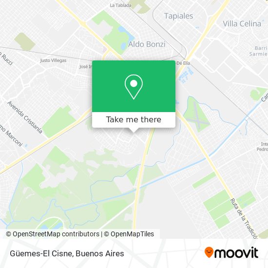 Güemes-El Cisne map