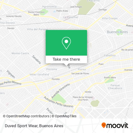 Duved Sport Wear map