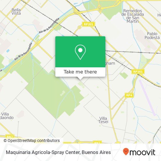 Mapa de Maquinaria Agricola-Spray Center