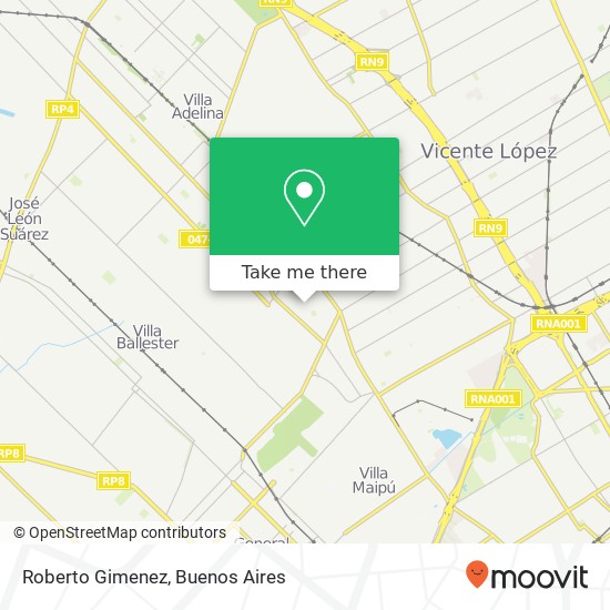 Roberto Gimenez map