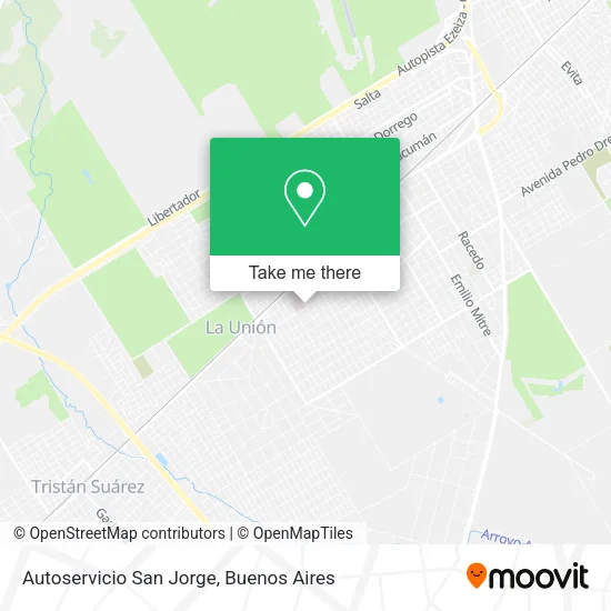Mapa de Autoservicio San Jorge