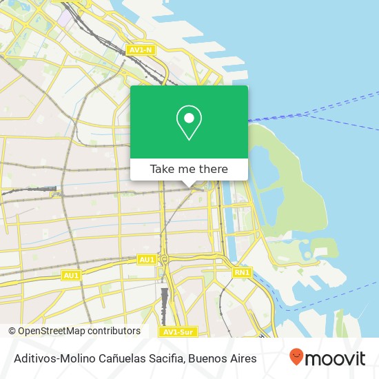 Aditivos-Molino Cañuelas Sacifia map