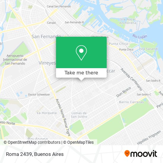 Mapa de Roma 2439