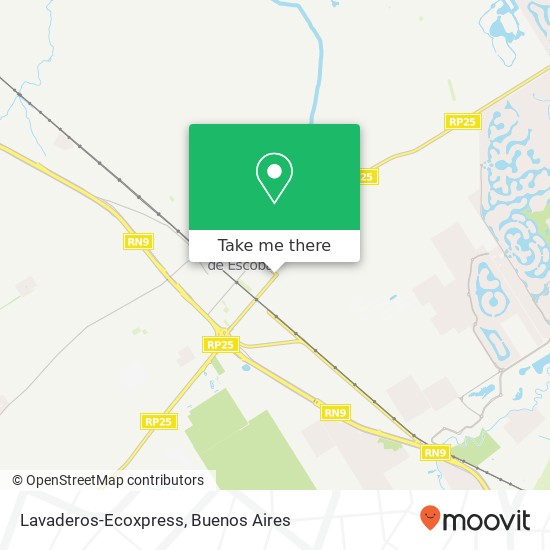 Lavaderos-Ecoxpress map