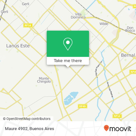 Maure 4902 map