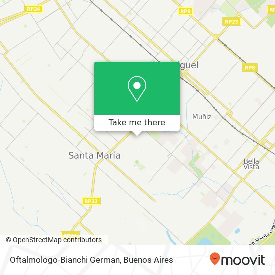Mapa de Oftalmologo-Bianchi German