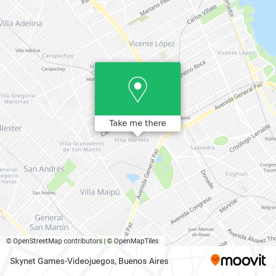 Mapa de Skynet Games-Videojuegos