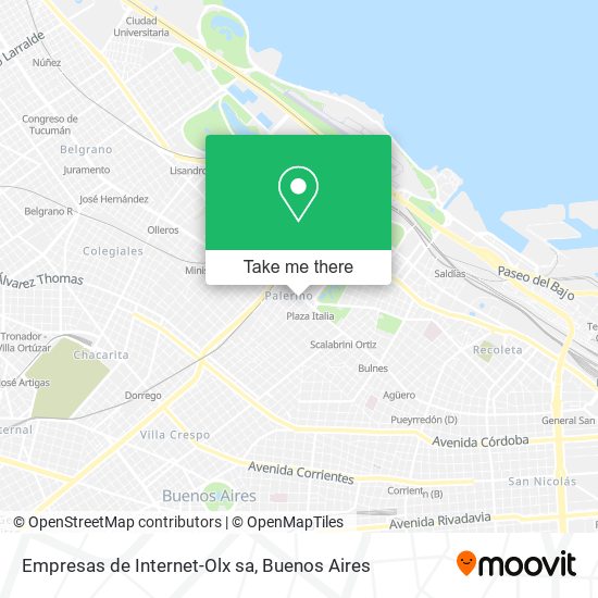 Mapa de Empresas de Internet-Olx sa