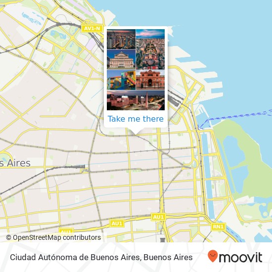 Ciudad Autónoma de Buenos Aires map