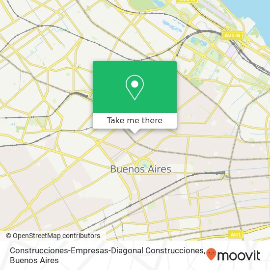 Mapa de Construcciones-Empresas-Diagonal Construcciones