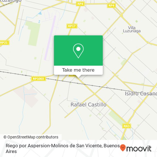 Mapa de Riego por Aspersion-Molinos de San Vicente