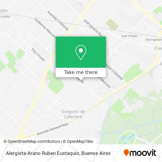 Mapa de Alergista-Arano Ruben Eustaquio