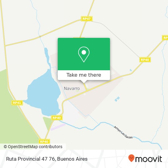Ruta Provincial 47 76 map