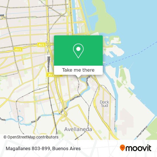 Magallanes 803-899 map