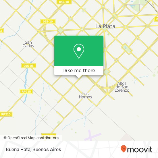 Buena Pata map