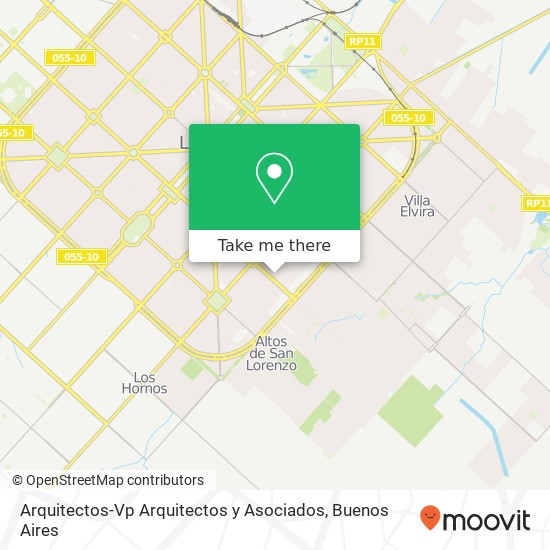 Mapa de Arquitectos-Vp Arquitectos y Asociados