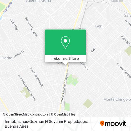 Inmobiliarias-Guzman N Sovanni Propiedades map