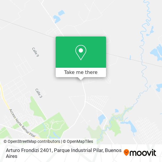 Arturo Frondizi 2401, Parque Industrial Pilar map